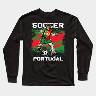 Portugal Futbol Soccer Long Sleeve T-Shirt